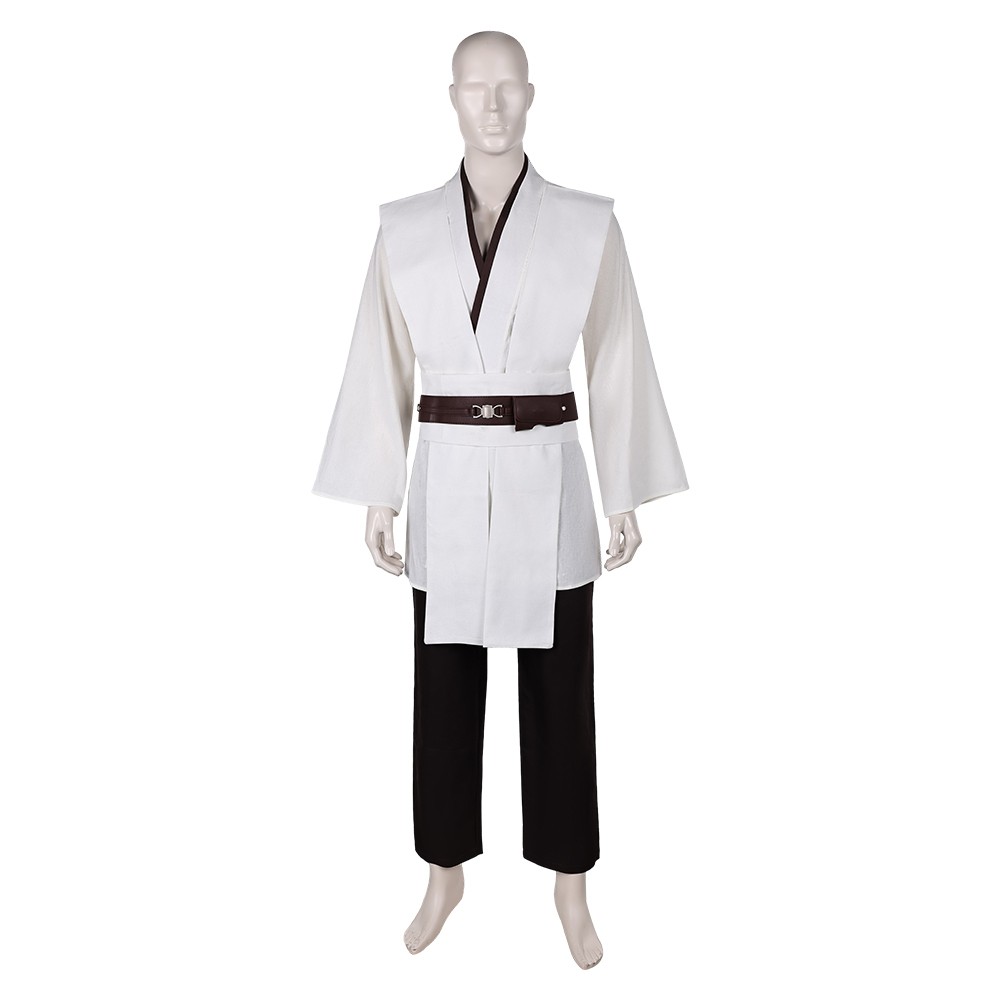 Obi-Wan Kenobi Jedi Full Set Suit Cosplay Costume Halloween Carnival Outfit