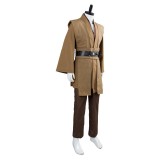 Kenobi Jedi TUNIC Brown Version No Cloak Suit Cosplay Costume Halloween Carnival Outfit