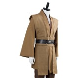 Kenobi Jedi TUNIC Brown Version No Cloak Suit Cosplay Costume Halloween Carnival Outfit