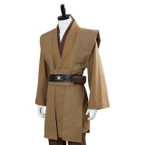 Kenobi Jedi TUNIC Brown Version No Cloak Suit Cosplay Costume Halloween Carnival Outfit