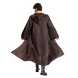 Obiwan Kenobi Jedi TUNIC Brown Version Cosplay Costume Halloween Carnival