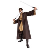 Obiwan Kenobi Jedi TUNIC Brown Version Cosplay Costume Halloween Carnival
