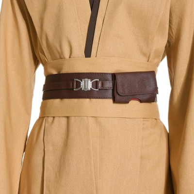Obiwan Kenobi Jedi TUNIC Brown Version Cosplay Costume Halloween Carnival