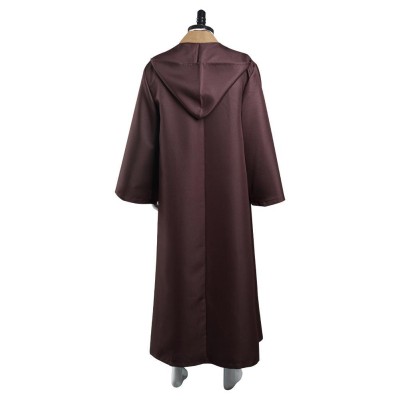 Obiwan Kenobi Jedi TUNIC Brown Version Cosplay Costume Halloween Carnival