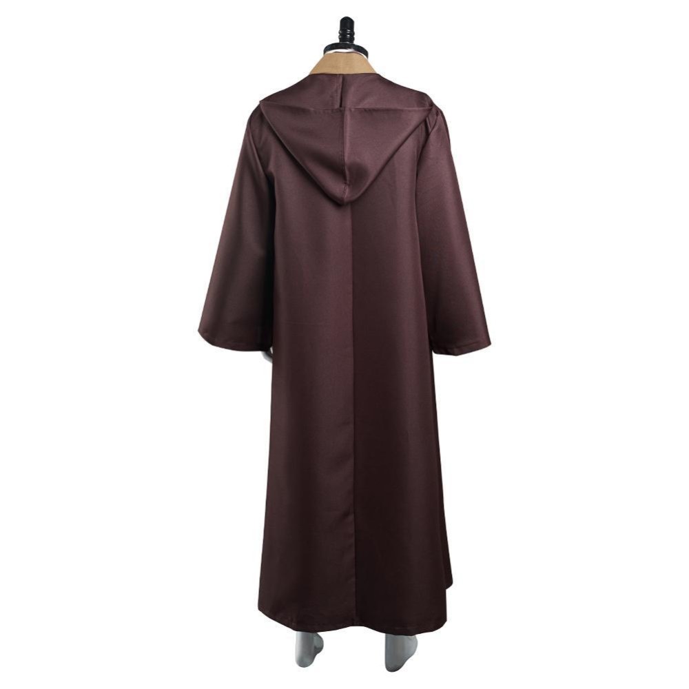 Obiwan Kenobi Jedi TUNIC Brown Version Cosplay Costume Halloween Carnival