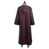 Obiwan Kenobi Jedi TUNIC Brown Version Cosplay Costume Halloween Carnival