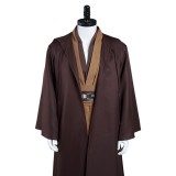 Obiwan Kenobi Jedi TUNIC Brown Version Cosplay Costume Halloween Carnival