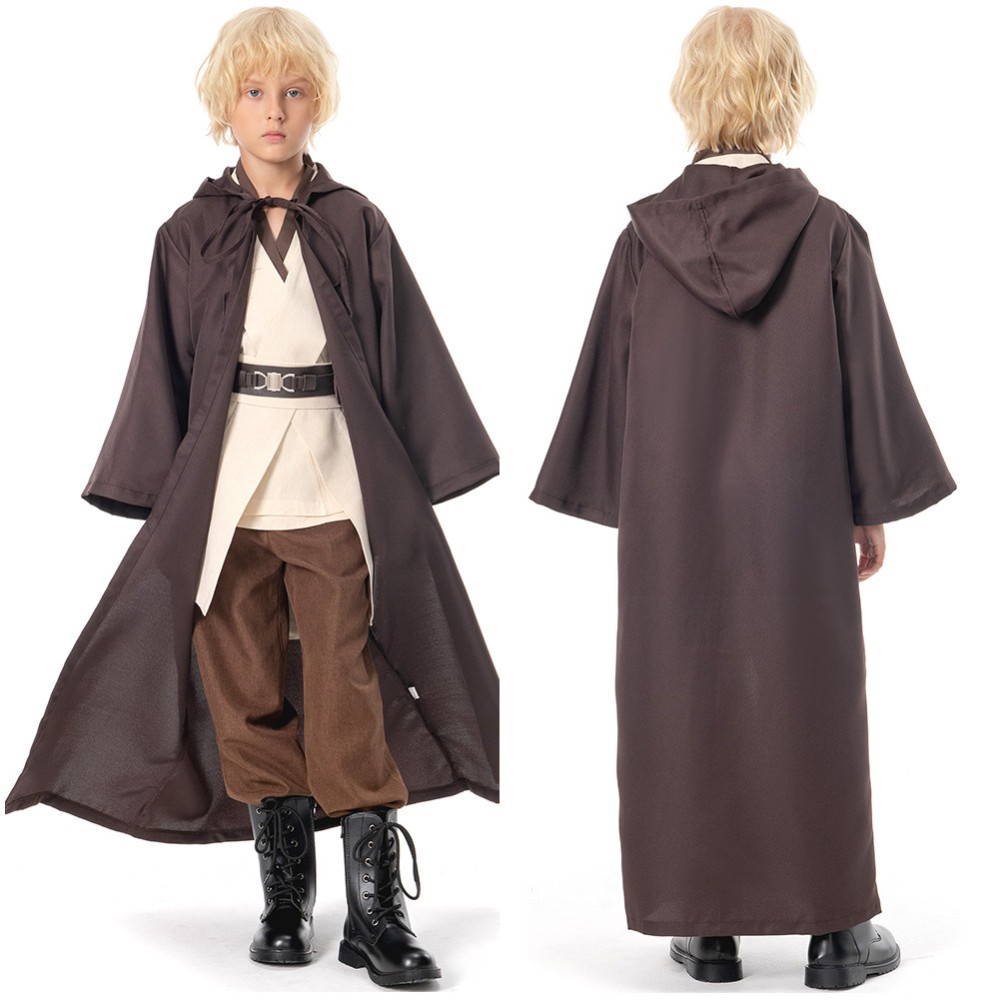 Obi-Wan Kenobi Kids Suit Child Version Cosplay Costume Halloween Carnival