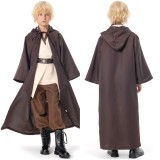 Obi-Wan Kenobi Kids Suit Child Version Cosplay Costume Halloween Carnival