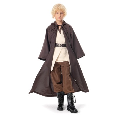 Obi-Wan Kenobi Kids Suit Child Version Cosplay Costume Halloween Carnival