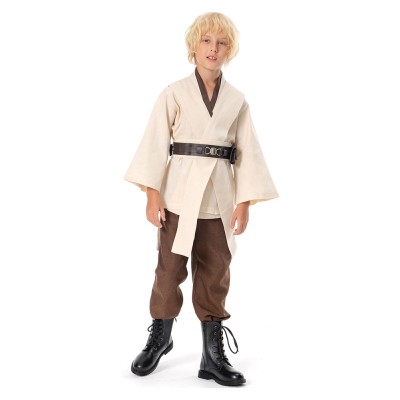 Obi-Wan Kenobi Kids Suit Child Version Cosplay Costume Halloween Carnival