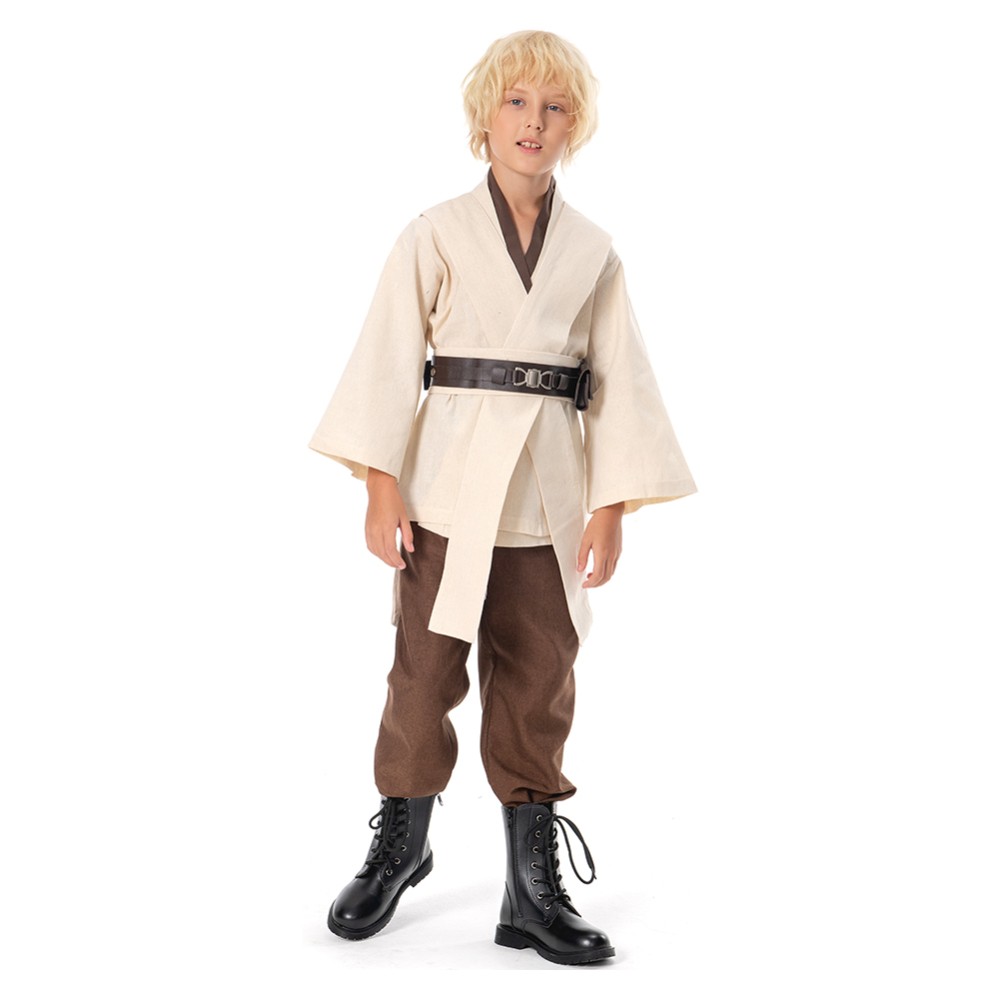 Obi-Wan Kenobi Kids Suit Child Version Cosplay Costume Halloween Carnival