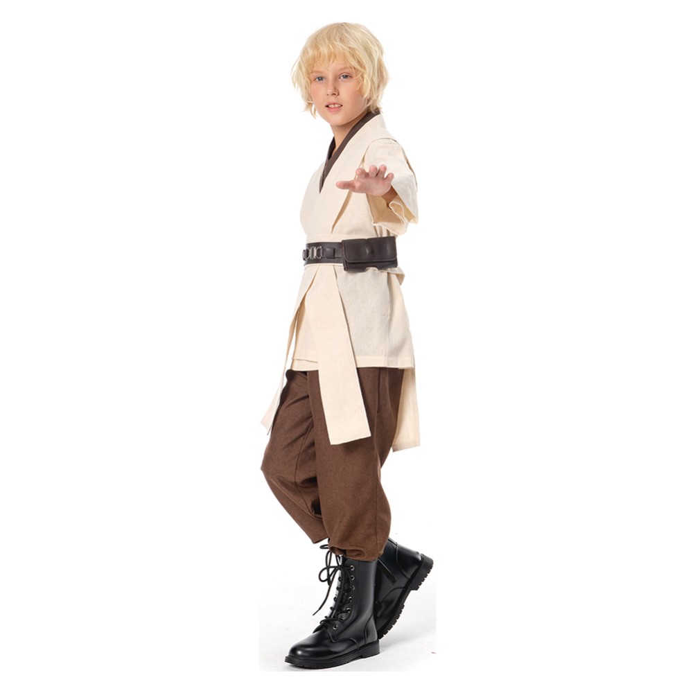 Obi-Wan Kenobi Kids Suit Child Version Cosplay Costume Halloween Carnival