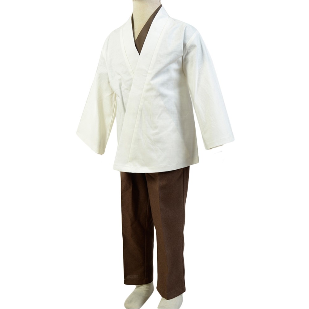 Obi-Wan Kenobi Kids Suit Child Version Cosplay Costume Halloween Carnival