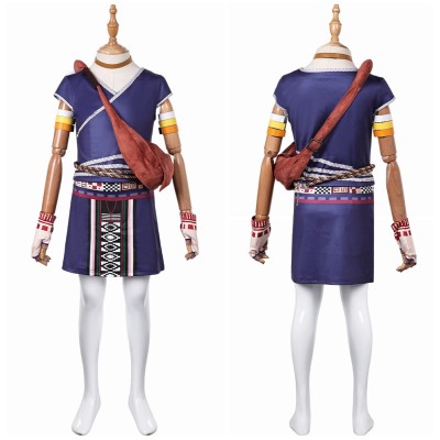 Kayara (2025) Kayara Kids Children Grey Cosplay Costume Halloween Carnival Outfit