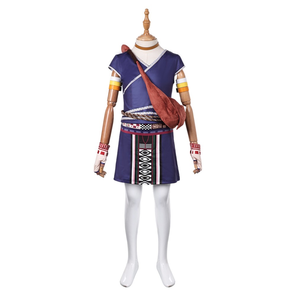 Kayara (2025) Kayara Kids Children Grey Cosplay Costume Halloween Carnival Outfit