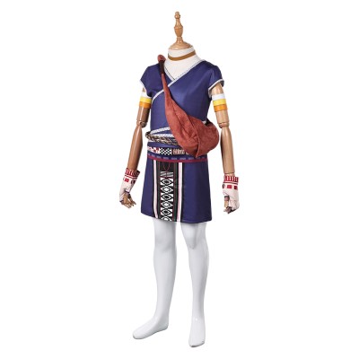 Kayara (2025) Kayara Kids Children Grey Cosplay Costume Halloween Carnival Outfit