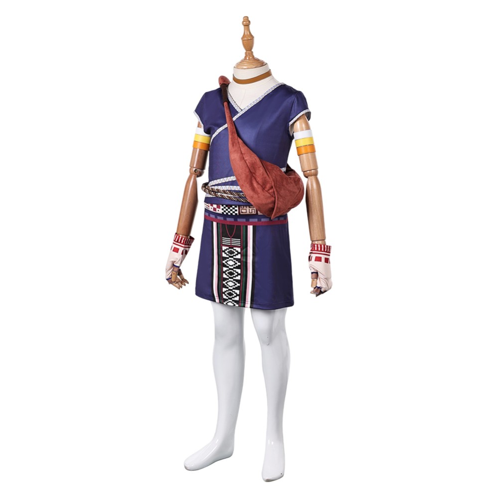 Kayara (2025) Kayara Kids Children Grey Cosplay Costume Halloween Carnival Outfit