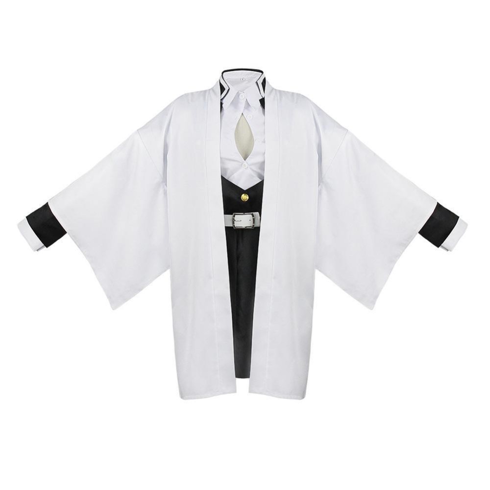 Kanroji Mitsuri Kimono Suit Cosplay Costume Halloween Carnival Outfit