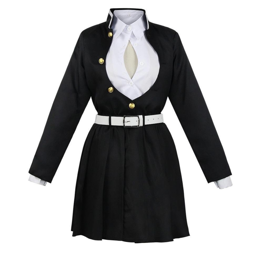 Kanroji Mitsuri Kimono Suit Cosplay Costume Halloween Carnival Outfit