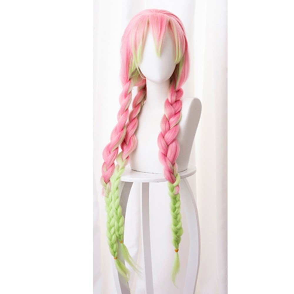 Kanroji Mitsuri Kimono Suit Cosplay Costume Halloween Carnival Outfit