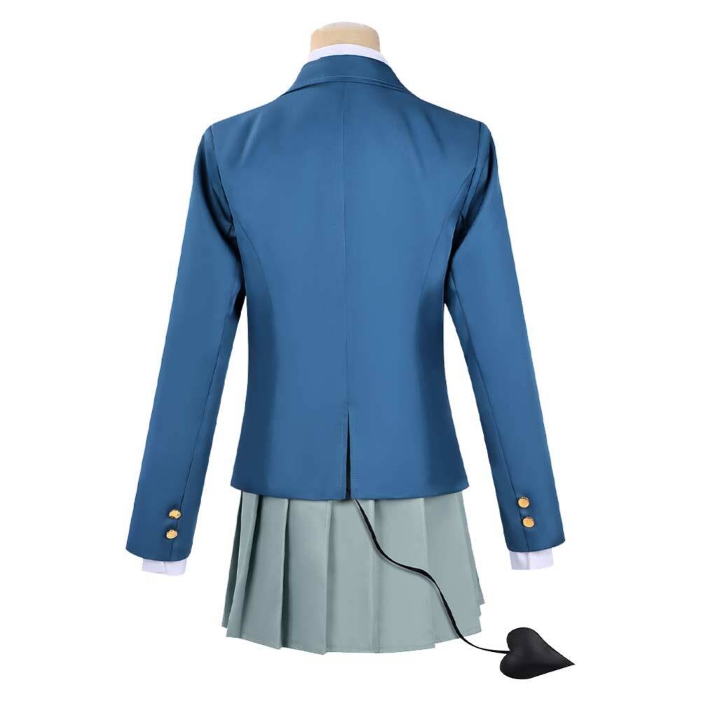 Kanan-sama Is Easy as Hell Kanan Takakiyo Women Blue Cosplay Costume Halloween Carnival Outfit
