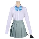 Kanan-sama Is Easy as Hell Kanan Takakiyo Women Blue Cosplay Costume Halloween Carnival Outfit
