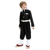 Kamado Tanjirou Kids Kimono Suit Cosplay Costume Halloween Carnival Outfit