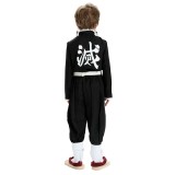 Kamado Tanjirou Kids Kimono Suit Cosplay Costume Halloween Carnival Outfit