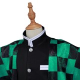 Kamado Tanjirou Kids Kimono Suit Cosplay Costume Halloween Carnival Outfit