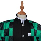 Kamado Tanjirou Kids Kimono Suit Cosplay Costume Halloween Carnival Outfit