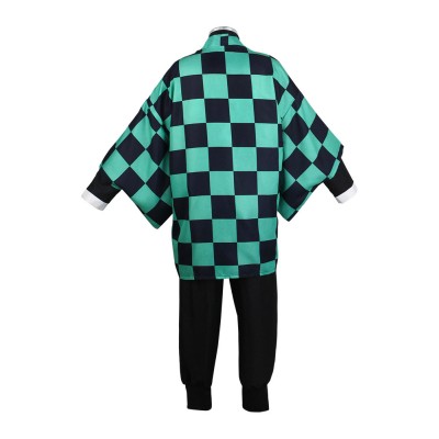 Kamado Tanjirou Suit Cosplay Costume Halloween Carnival Outfit