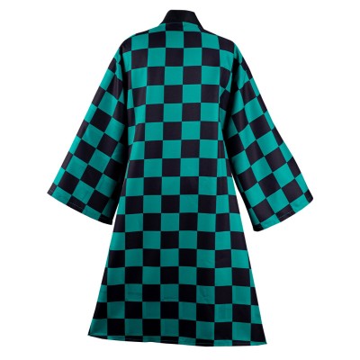 Kamado Tanjirou Suit with Earrings Belt Cosplay Costume Halloween Carnival