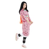 Kamado Nezuko Adult Kimono Suit Cosplay Costume Halloween Carnival Outfit