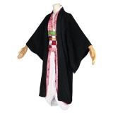 Kamado Nezuko Adult Kimono Suit Cosplay Costume Halloween Carnival Outfit