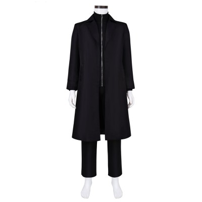 Kagurabachi Chihiro Rokuhira Black Cosplay Costume Halloween Carnival Outfit