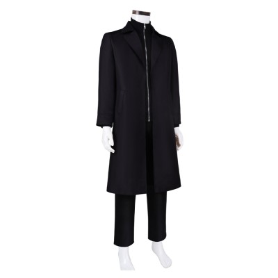 Kagurabachi Chihiro Rokuhira Black Cosplay Costume Halloween Carnival Outfit