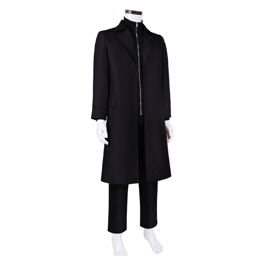 Kagurabachi Chihiro Rokuhira Black Cosplay Costume Halloween Carnival Outfit