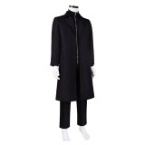 Kagurabachi Chihiro Rokuhira Black Cosplay Costume Halloween Carnival Outfit