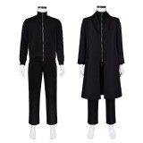 Kagurabachi Chihiro Rokuhira Black Cosplay Costume Halloween Carnival Outfit