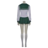Kagome Higurashi Women Girls Uniform Skirt Cosplay Costume Halloween Carnival Outfit