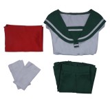 Kagome Higurashi Women Girls Uniform Skirt Cosplay Costume Halloween Carnival Outfit