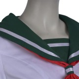 Kagome Higurashi Women Girls Uniform Skirt Cosplay Costume Halloween Carnival Outfit
