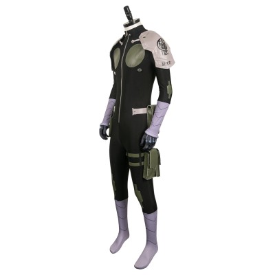 Kafka Hibino Black Uniform Jumpsuit Suit Cosplay Costume Halloween Carnival Outfit