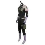 Kafka Hibino Black Uniform Jumpsuit Suit Cosplay Costume Halloween Carnival Outfit