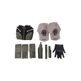 Kafka Hibino Black Uniform Jumpsuit Suit Cosplay Costume Halloween Carnival Outfit