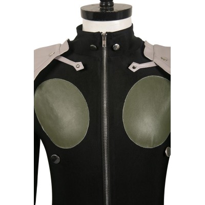 Kafka Hibino Black Uniform Jumpsuit Suit Cosplay Costume Halloween Carnival Outfit