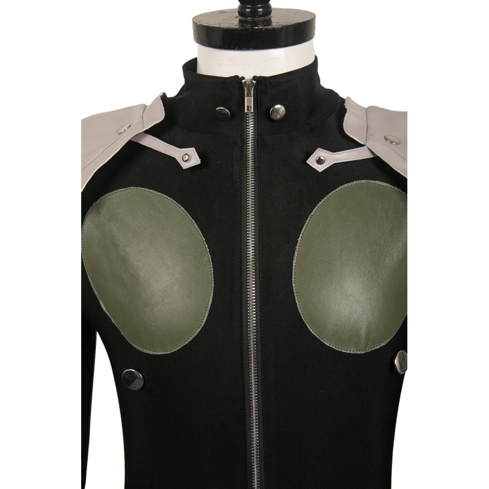 Kafka Hibino Black Uniform Jumpsuit Suit Cosplay Costume Halloween Carnival Outfit