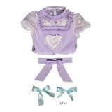 K-12 Cry Baby Dress Suit Cosplay Costume Halloween Carnival Outfit