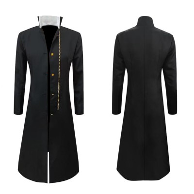 Jotaro Kujo Black Cosplay Costume Halloween Carnival Outfit